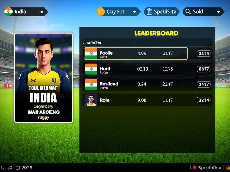 Legendary Sprint Rugby India tournament leaderboard